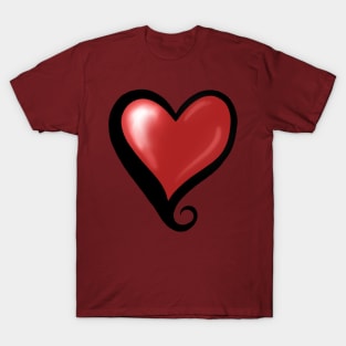 Alice in Wonderland Hearts Playing Cards Suite T-Shirt